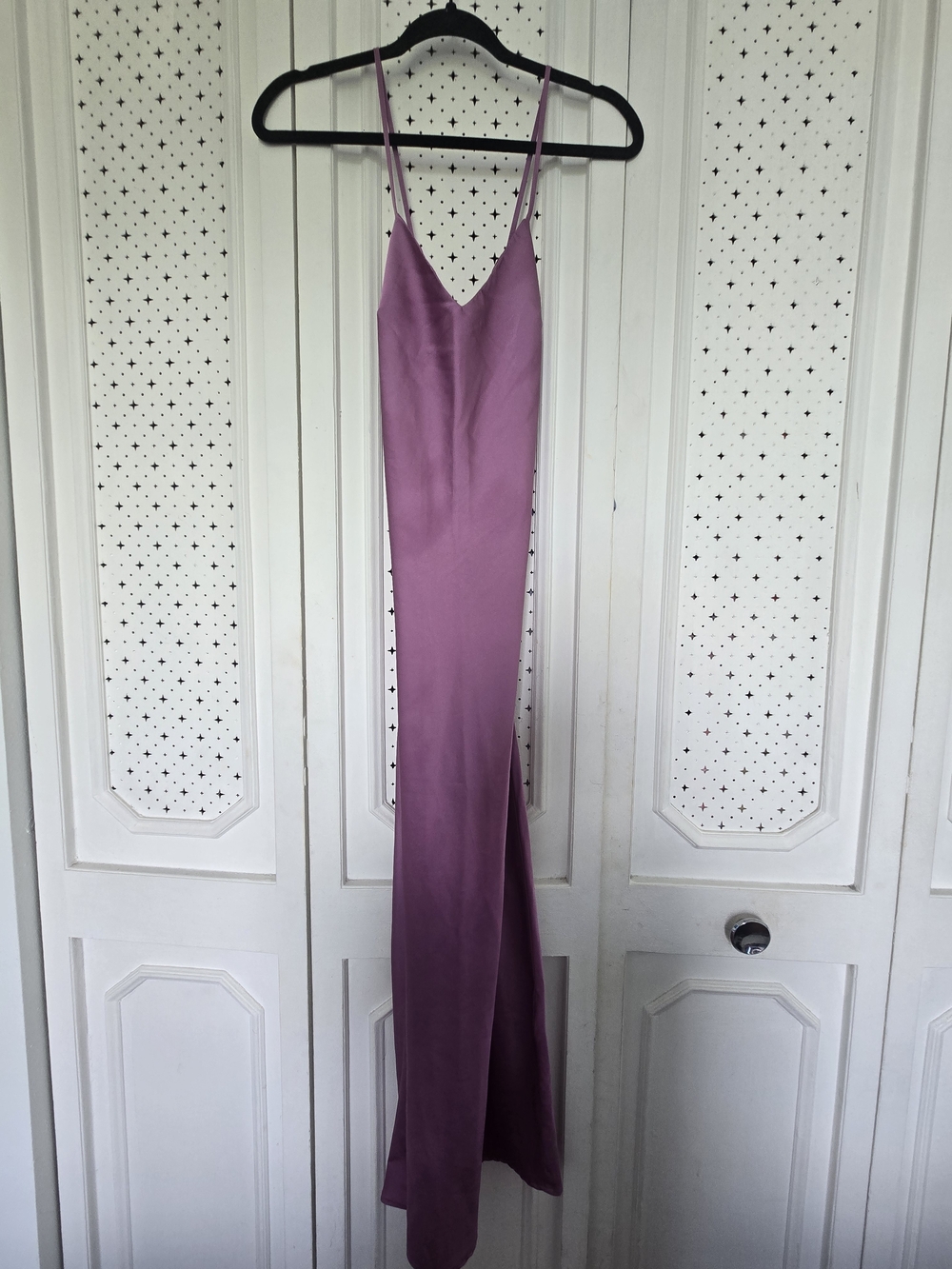Forever 21 Mauve Spaghetti-Strap Maxi Slip Dress